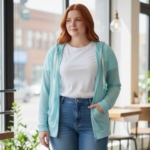 Vintage Y2K Old Navy - Sheer Light Weight Hoodie